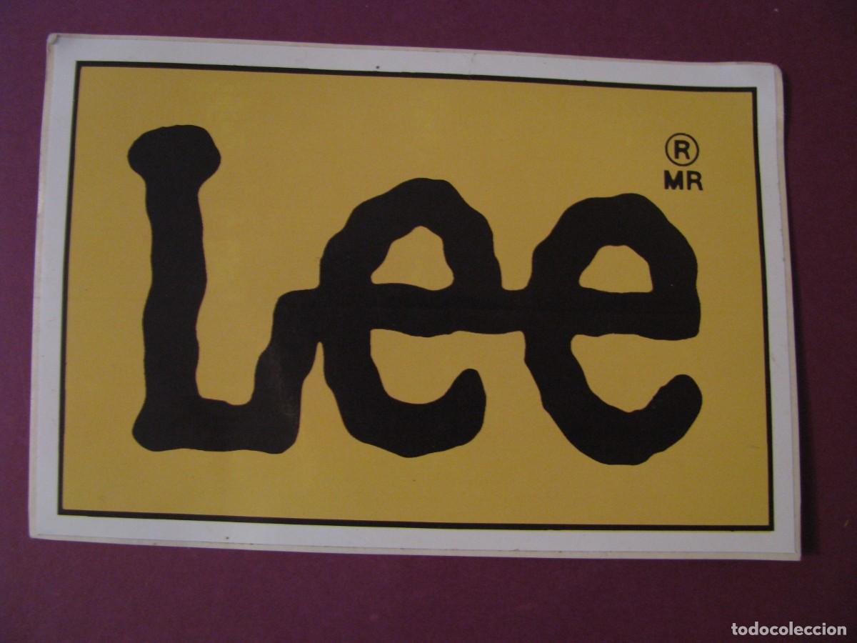 Pegatinas de colecci&oacute;n: PEGATINA DE LEE. 11X7 CM. - Foto 1