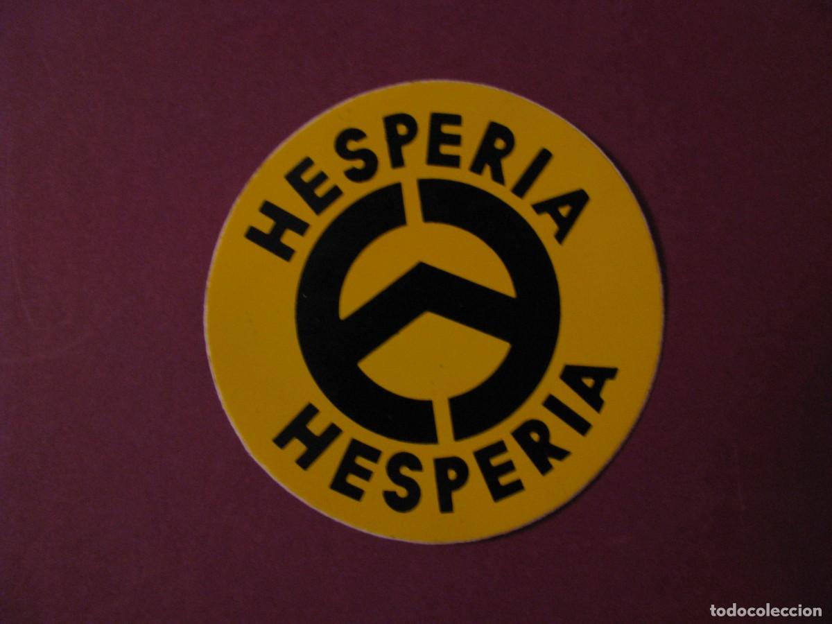 Pegatinas de colecci&oacute;n: PEGATINA DE HESPERIA. 5 CM - Foto 1