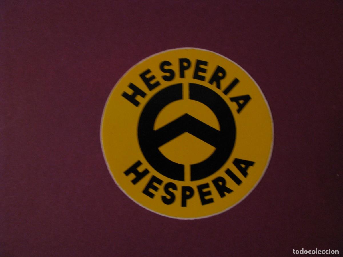 Pegatinas de colecci&oacute;n: PEGATINA DE HESPERIA. 5 CM - Foto 1