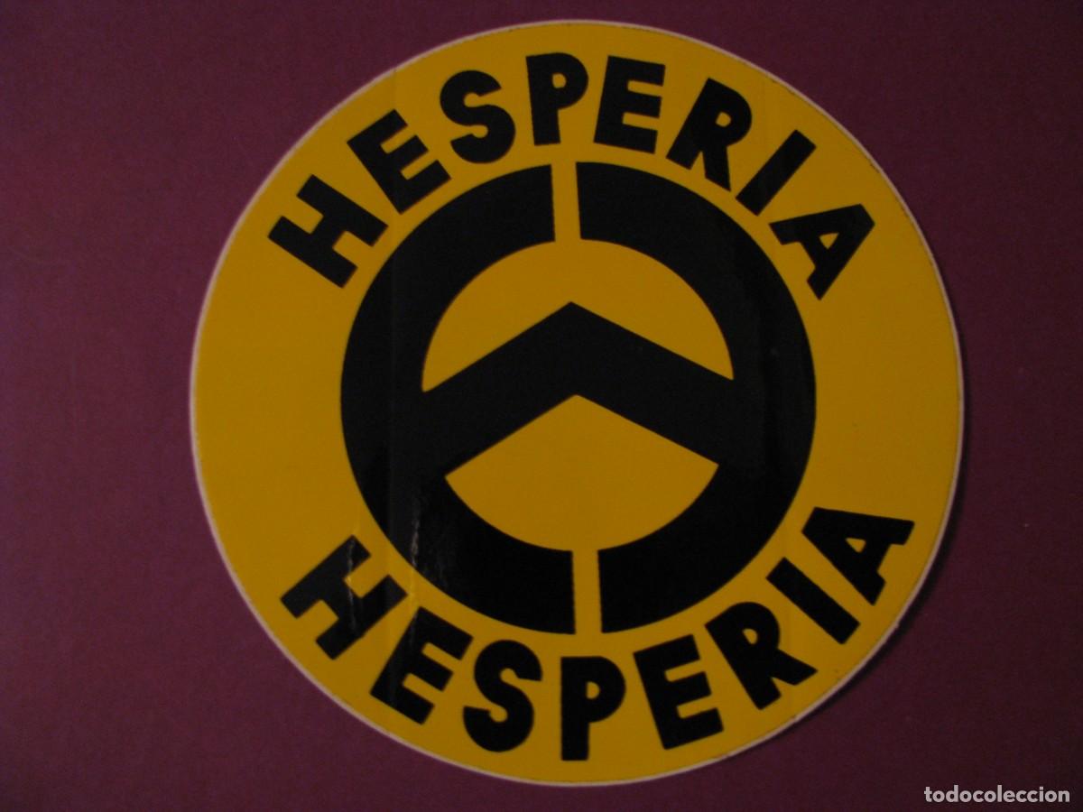 Pegatinas de colecci&oacute;n: PEGATINA DE HESPERIA. 10 CM - Foto 1