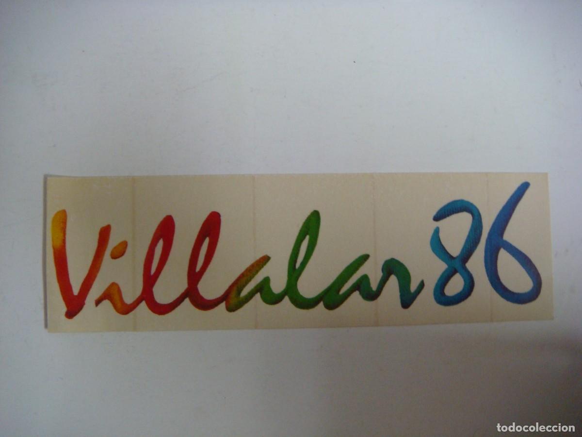 Sammlung von Aufklebern: PEGATINA-VILLALAR 86-CAJ N&ordm;-4