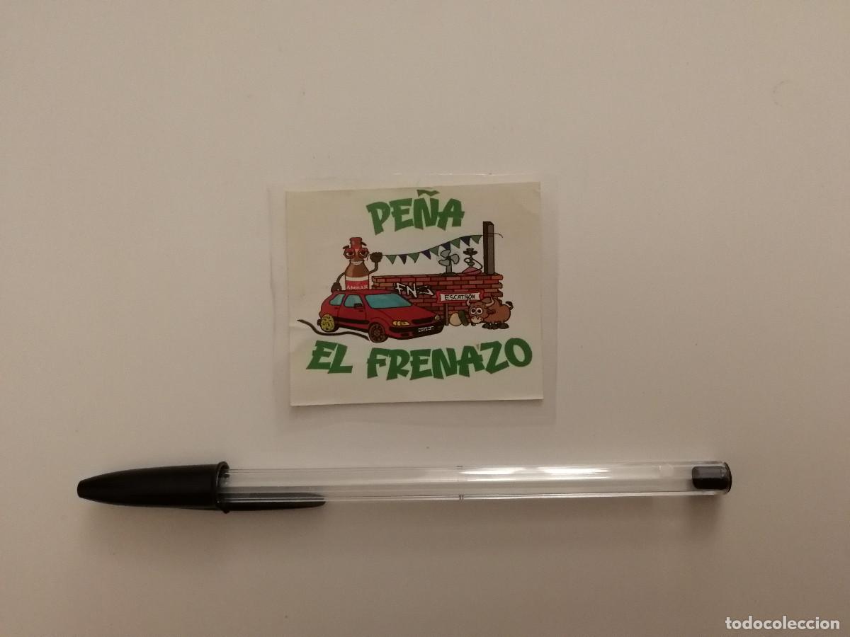 Pegatinas de colecci&oacute;n: PEGATINA ORIGINAL - ESCATRON EL FRENAZO AMBAR - STREET STICKER ART - ARTE CALLEJERO - COCHE