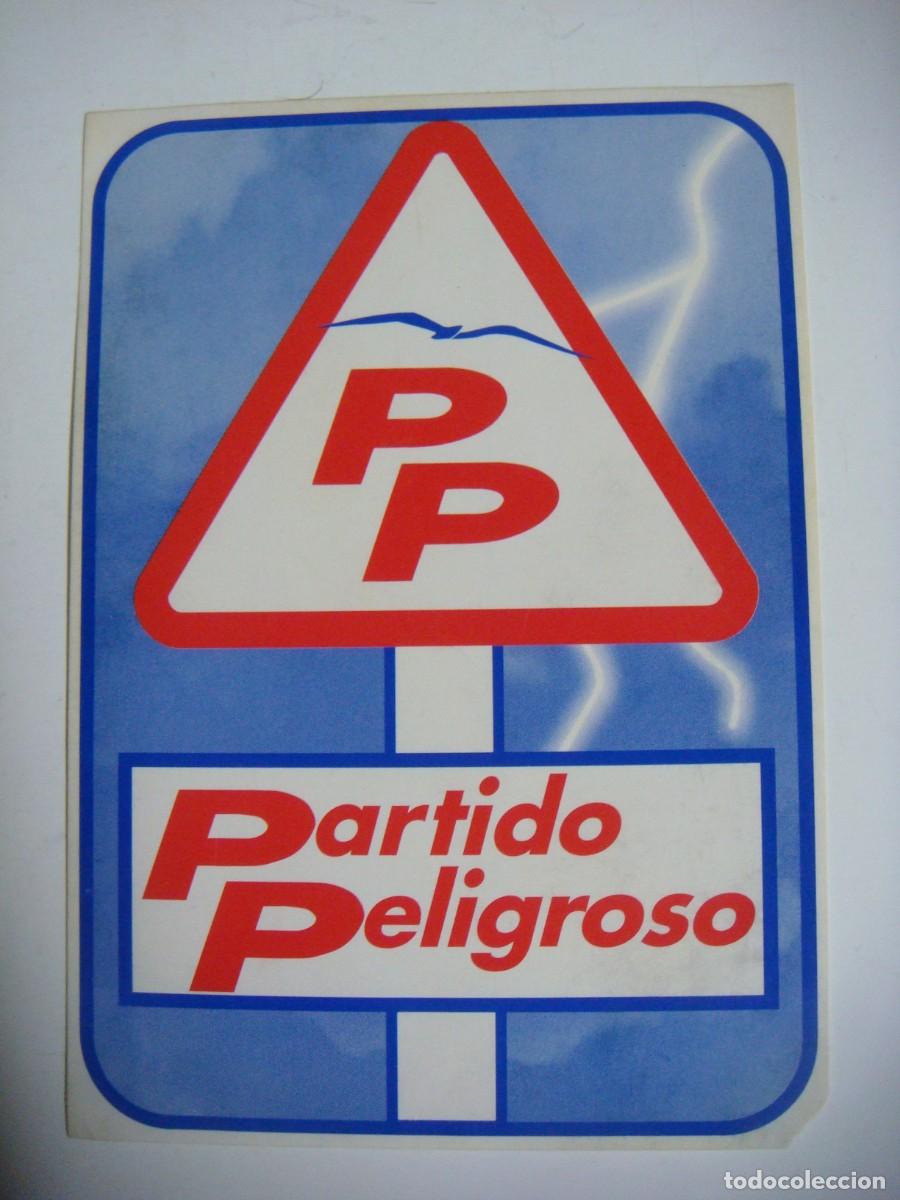 Pegatinas de colecci&oacute;n: PEGATINA-P.P. PARTIDO PELIGROSO-CAJ N&ordm;-4