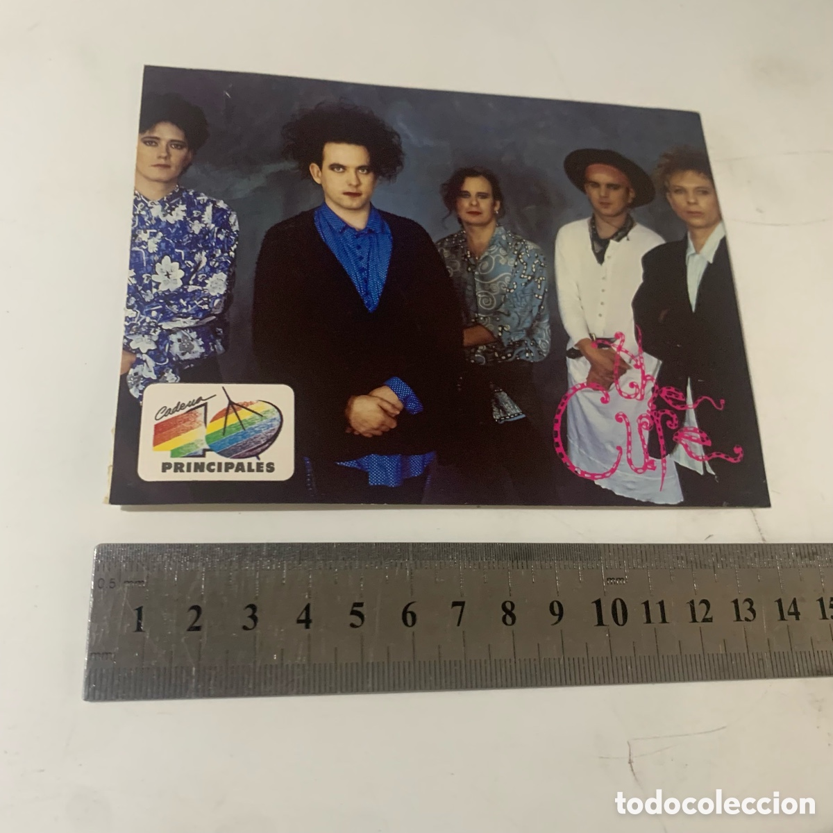 Autocollants de collection: pegatina promocional a&ntilde;os 80 the cure los 40 principales