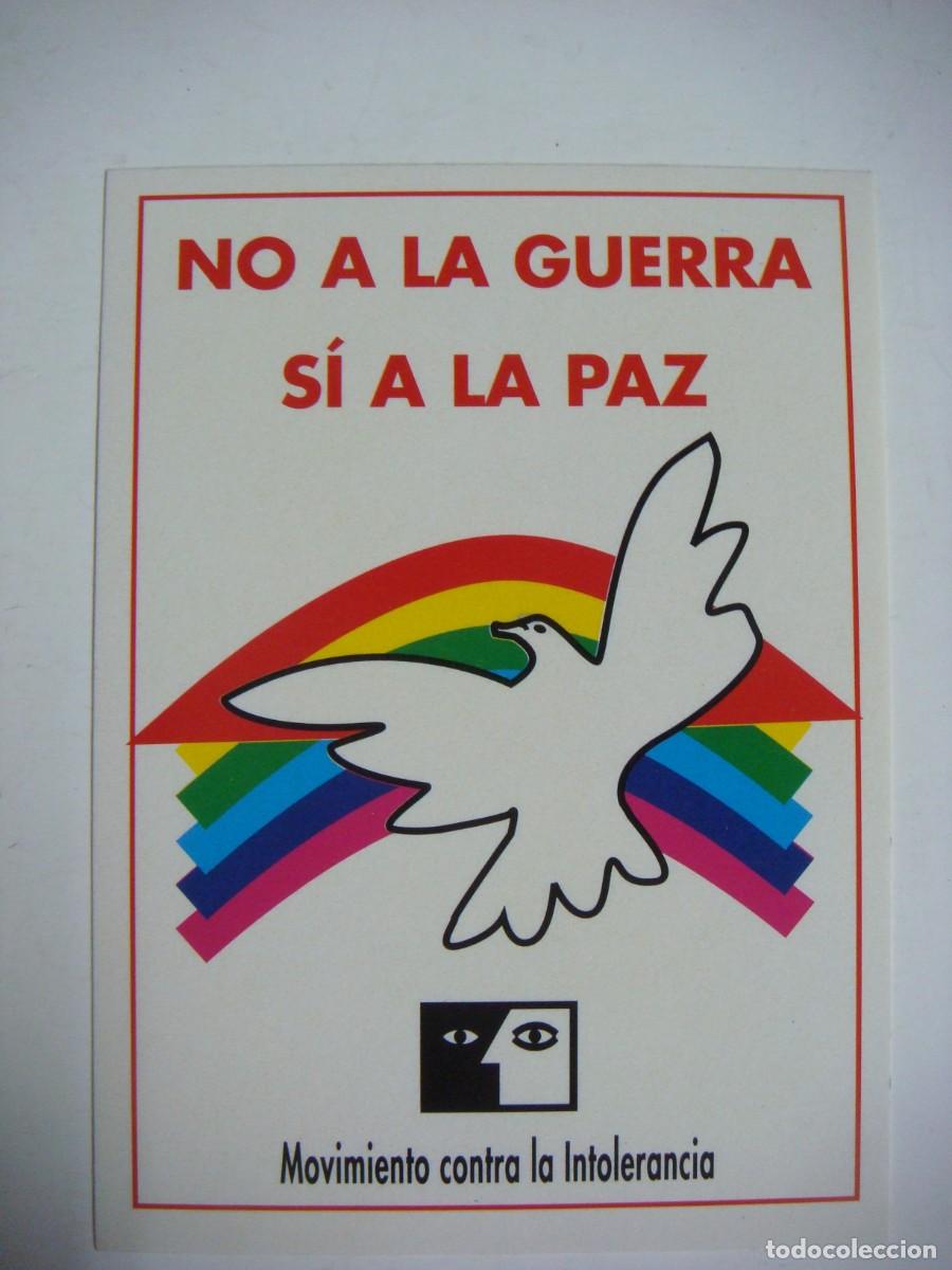 Sammlung von Aufklebern: PEGATINA NO A LA GUERRA SI A LA PAZ -CAJ N&ordm;-4