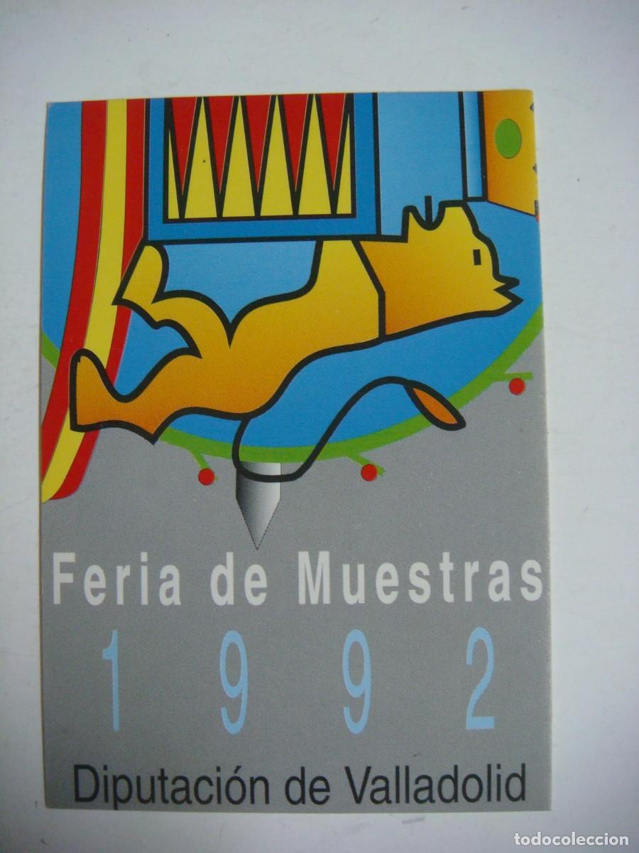 Autocollants de collection: PEGATINA FERIA DE MUESTRAS 1992 DIPUTACION DE VALLADOLID-CAJ-PEG- N&ordm;-4