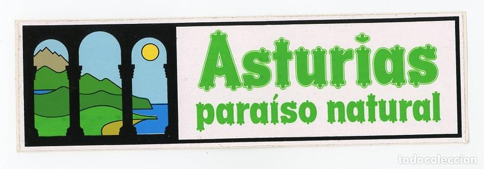 Sammlung von Aufklebern: ANTIGUA PEGATINA SIN PEGAR. ASTURIAS PARAISO NATURAL.
