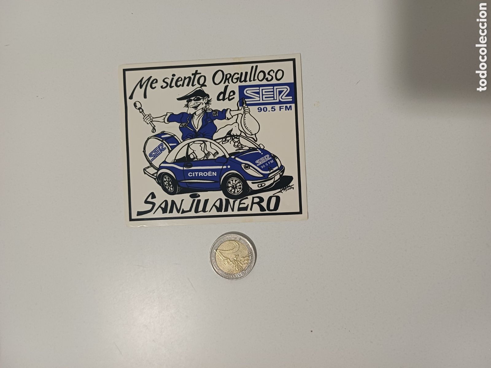 Pegatinas de colecci&oacute;n: Pegatina Radio Cadena Ser Miranda San Juanero Ebro
