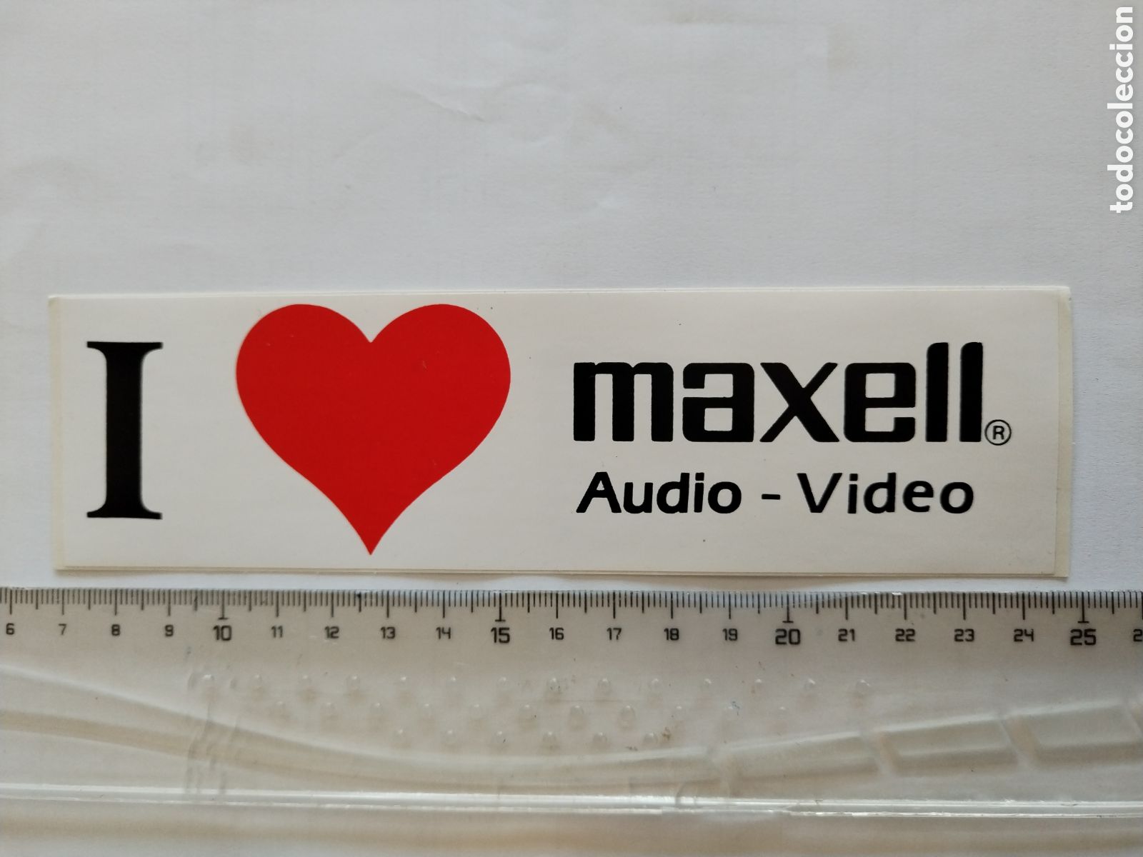 Pegatinas de colecci&oacute;n: Pegatina self-adhesive Maxwell Audio Video - Foto 1