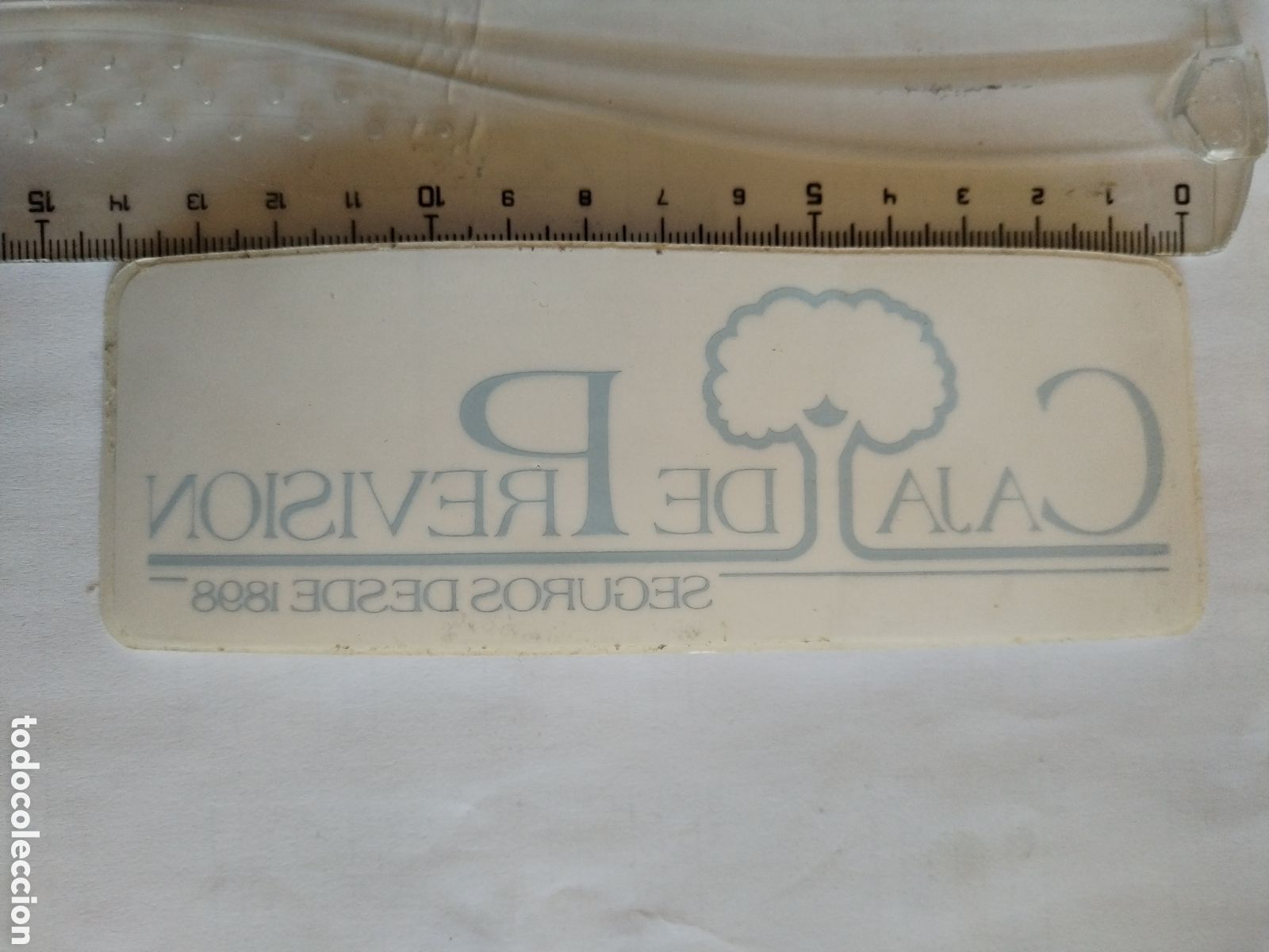 Pegatinas de colecci&oacute;n: Pegatina self-adhesive Caja de Previsi&oacute;n para cristal