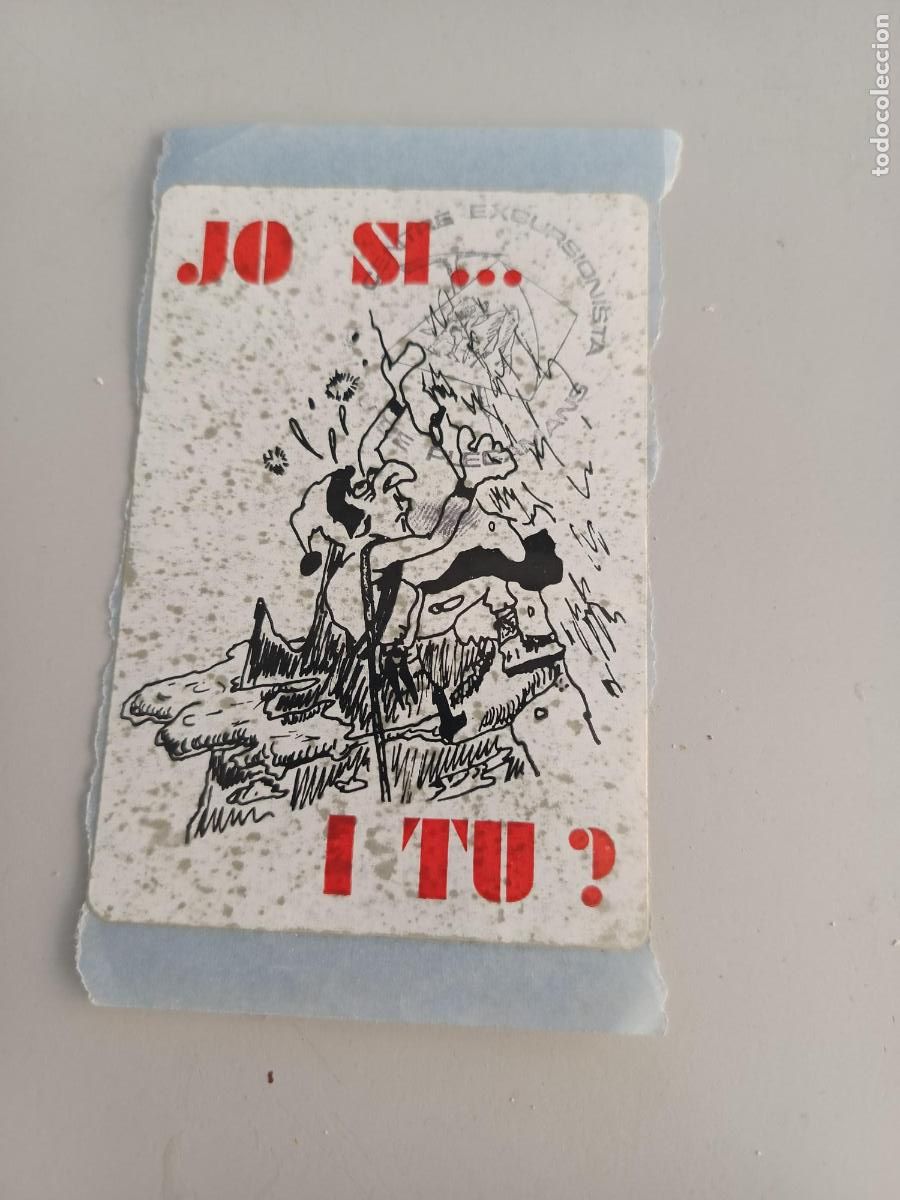 Pegatinas de colecci&oacute;n: pegatina jo si i tu? Centre excursionista palau de plegamans