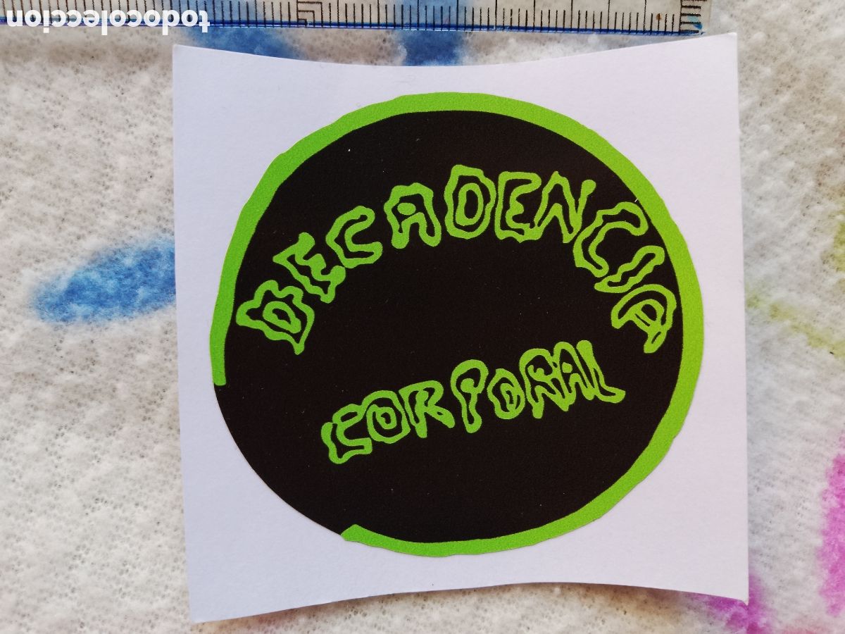 Pegatinas de colecci&oacute;n: Decadencia corporal . Sticker . Pegatina