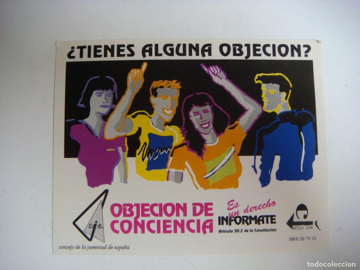 Pegatinas de colecci&oacute;n: PEGATINA TIENES ALGUNA OBJECION CASTILLA Y LEON-CAJ-PEG- N&ordm;-4-SOB-N&ordm;-1