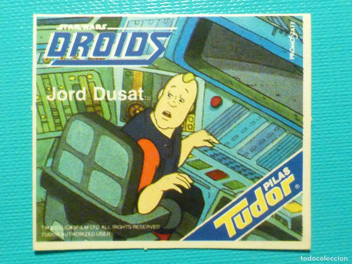 Pegatinas de colecci&oacute;n: Pegatina - Adhesivo Baterias y Pilas Tudor, Automoci&oacute;n, Talleres - Star Wars, Oroios 2 - 4 x 4,5 cm