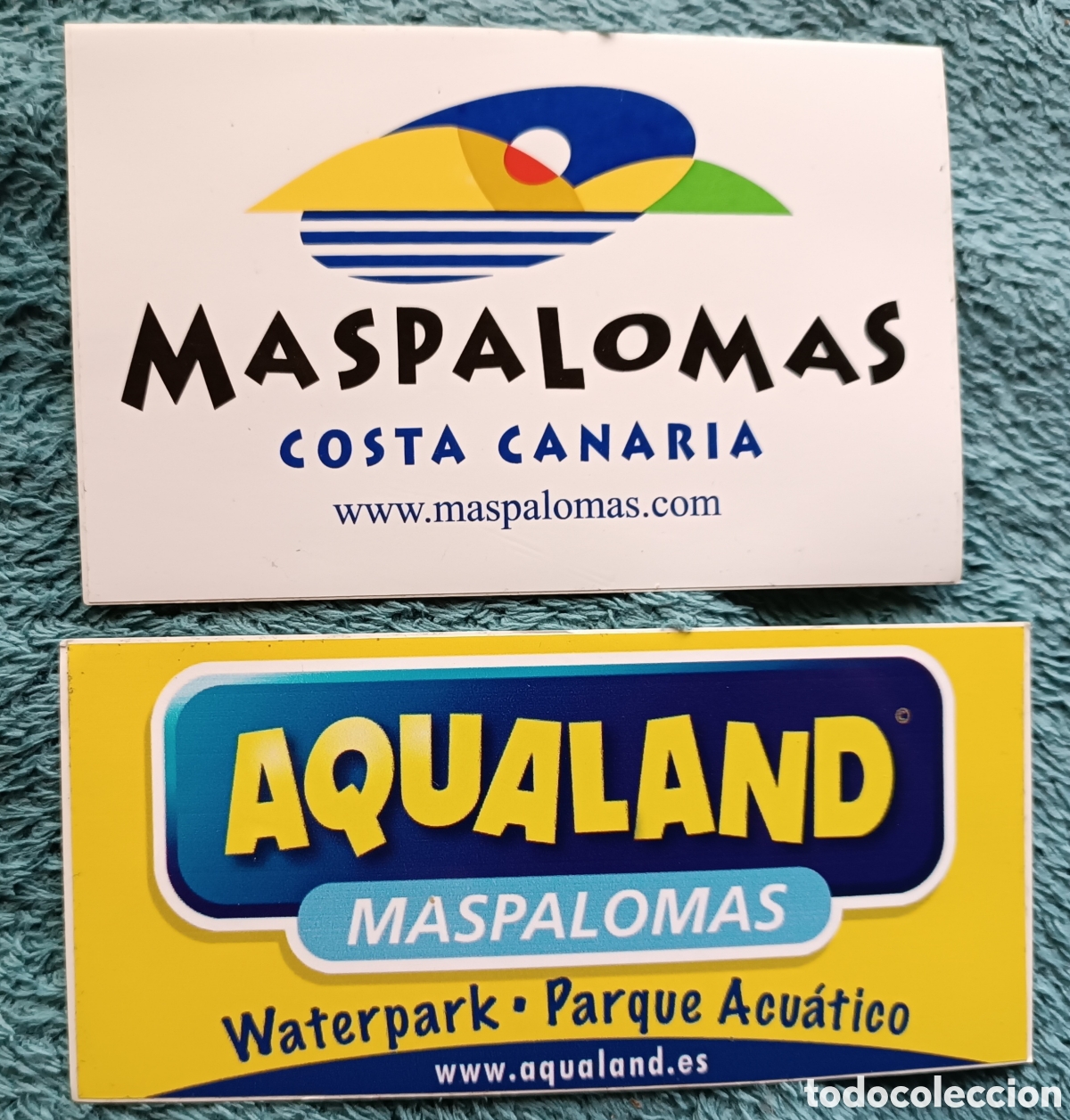Pegatinas de colecci&oacute;n: Pegatinas MASPALOMAS - AQUALAND - Foto 1