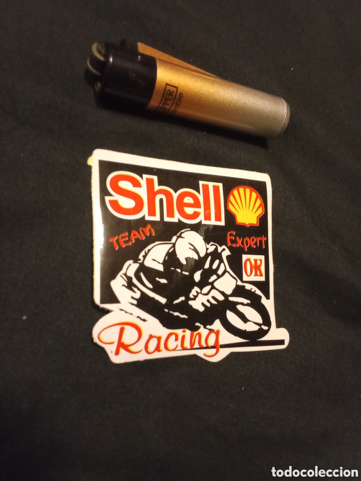 Pegatinas de colecci&oacute;n: PEGATINA ANTIGUA DE SHELL RACING - Foto 1