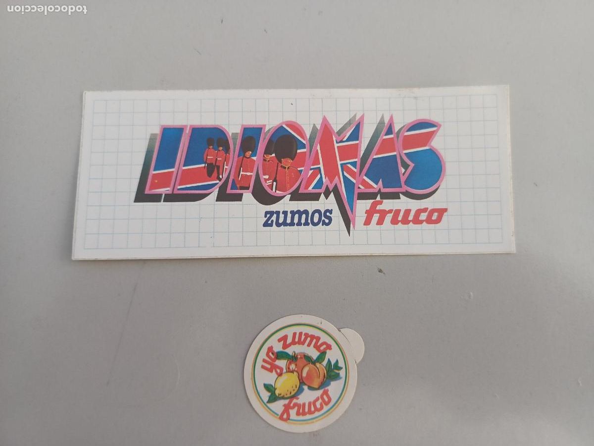 Pegatinas de colecci&oacute;n: PEGATINAS ZUMOS FRUCO