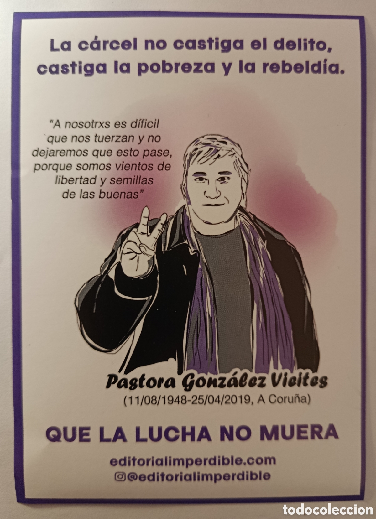 Pegatinas de colecci&oacute;n: PEGATINA EDITORIAL IMPERDIBLE - Foto 1
