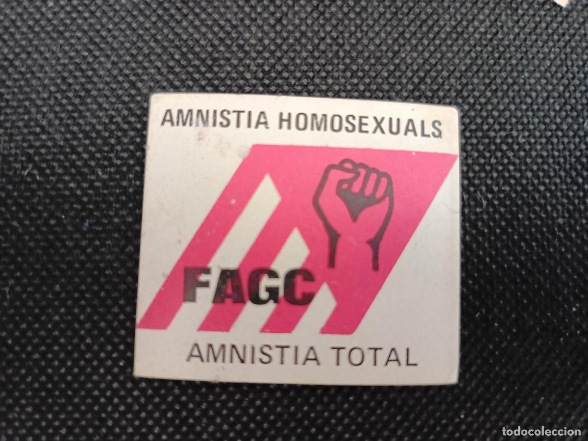 Autocollants de collection: Pegatina Aministia total homoxesuals politica