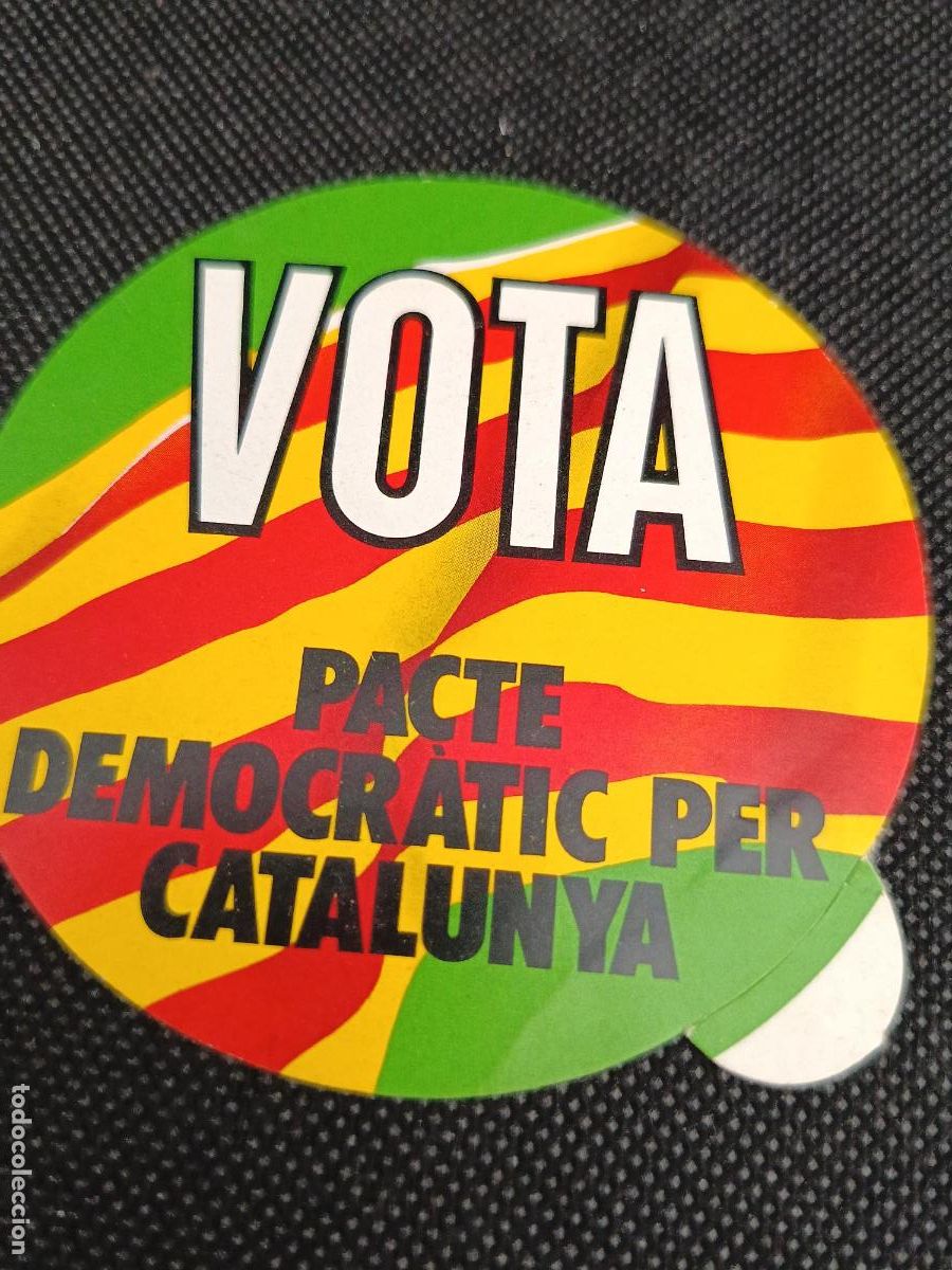 Pegatinas de colecci&oacute;n: Pegatina Pacte Democratic Catalunya politica