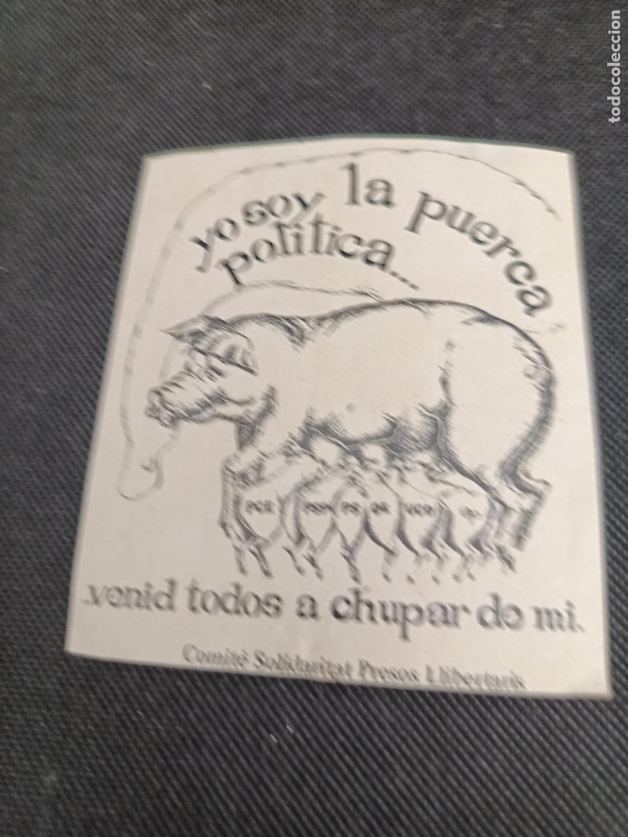 Pegatinas de colecci&oacute;n: Pegatina politica puerca poltica