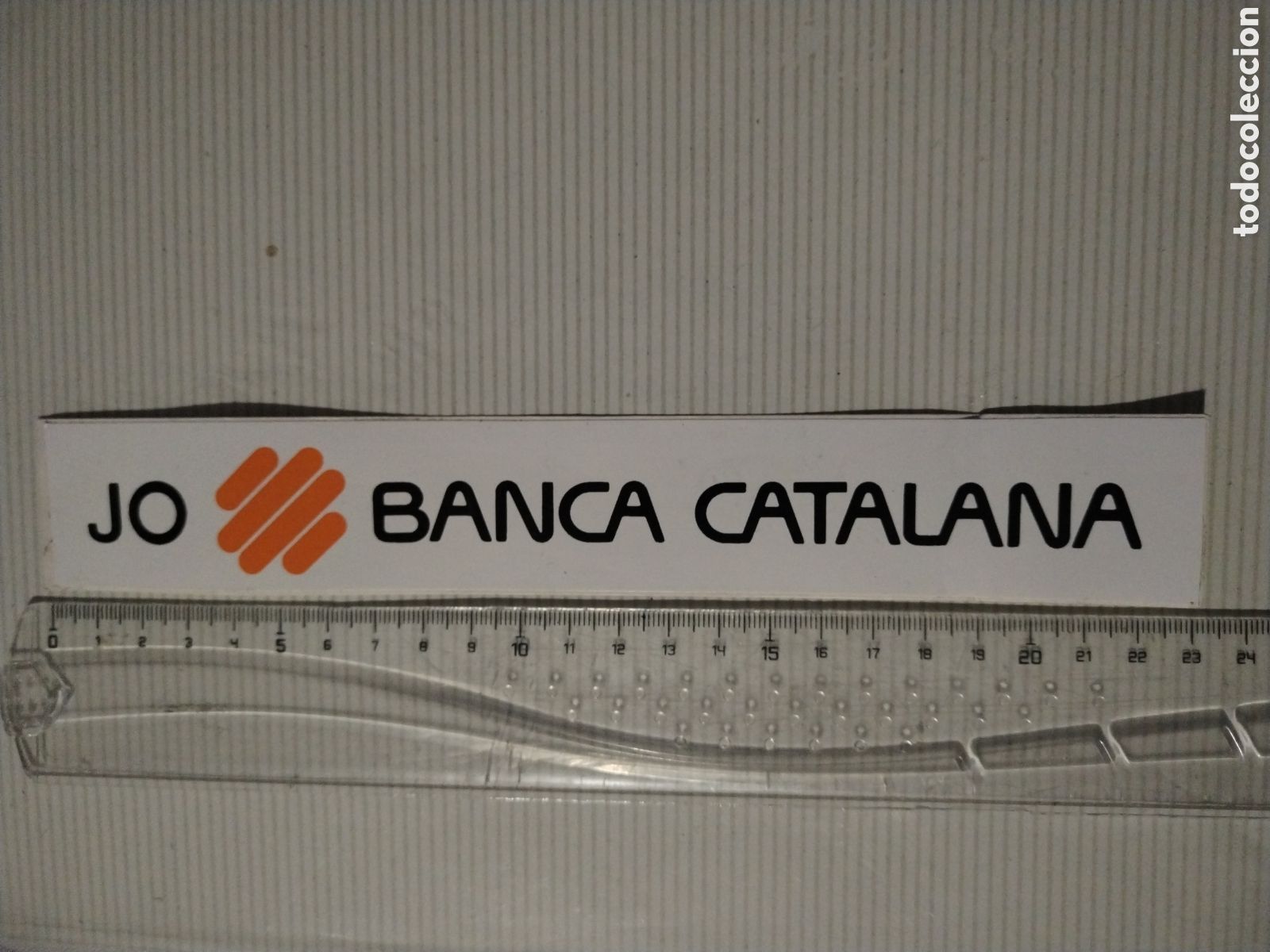 Autocollants de collection: Pegatina self-adhesive Banca Catalana