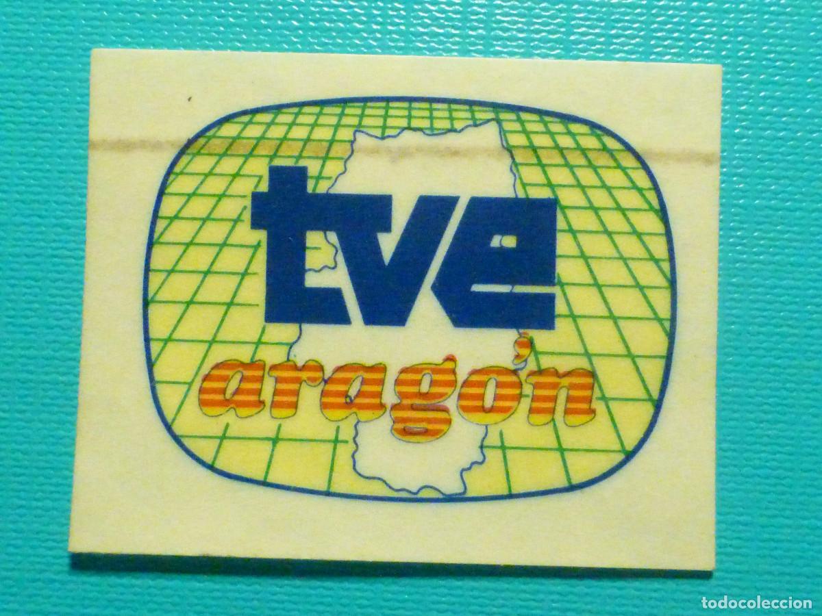 Pegatinas de colecci&oacute;n: Pegatina - Adhesivo - Emisoras TV Difu-SION Propaganda y Manipulaci&oacute;n Mental - TVE Arag&oacute;n - 5 x 4 cm