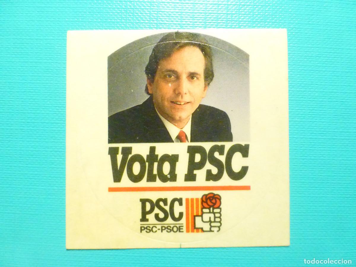 Pegatinas de colecci&oacute;n: Pegatina Politica - PSC - Partido Internacional Socialista de Catalu&ntilde;a - 5 cm.