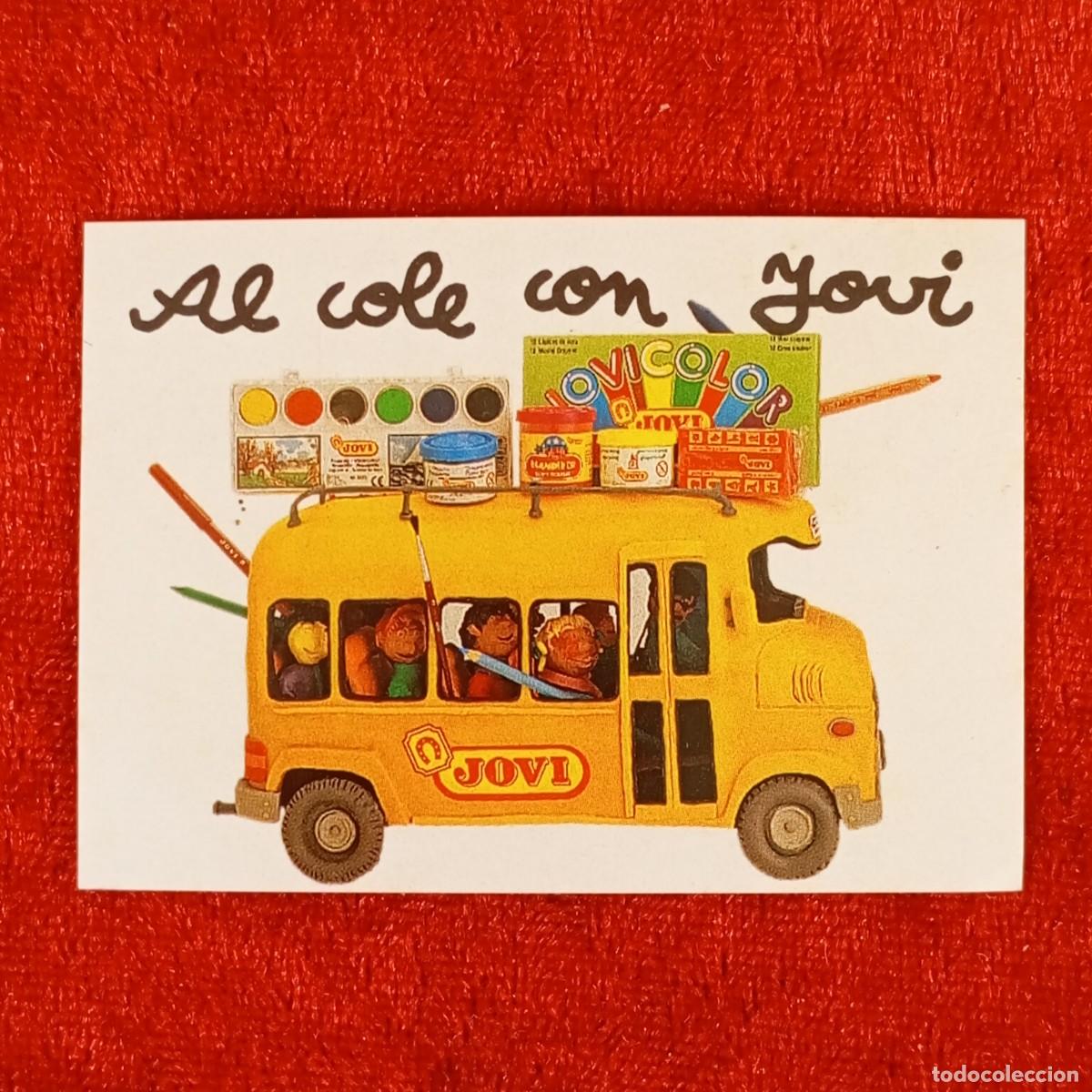 Autocolantes de cole&ccedil;&atilde;o: PEGATINA - ADHESIVO - AL COLE CON JOVI - PUBLICIDAD - COLORES, PINTURA - 70 X 50 MM / 2099