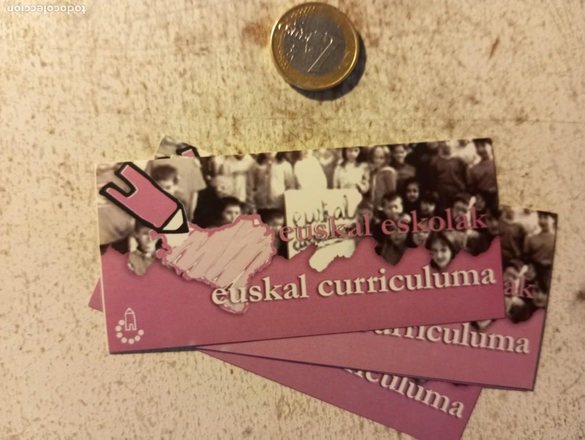 Autocollants de collection: Pegatina Euskadi. Defensa del euskera
