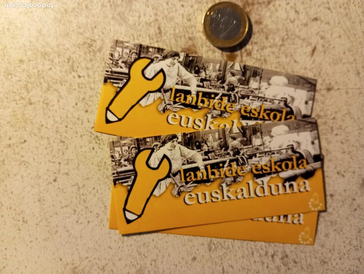 Autocollants de collection: Pegatina Euskadi. Defensa del euskera