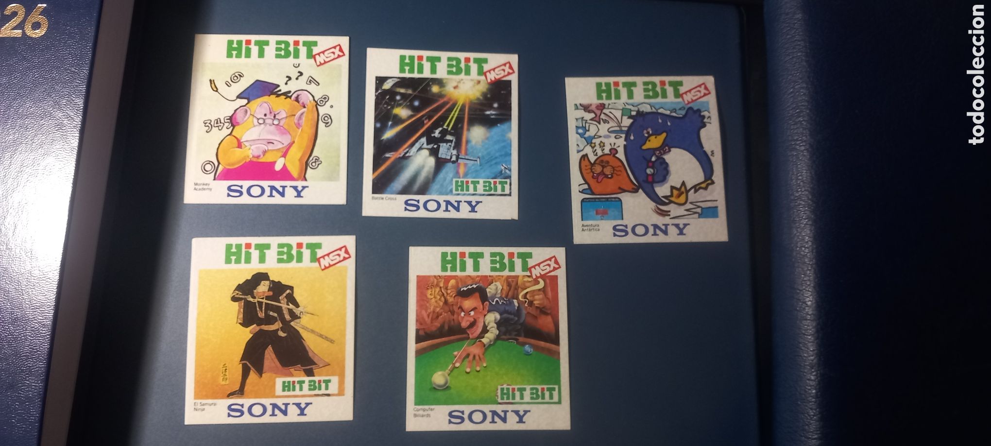Pegatinas de colecci&oacute;n: Lote 5 Pegatinas SONY HIT BIT