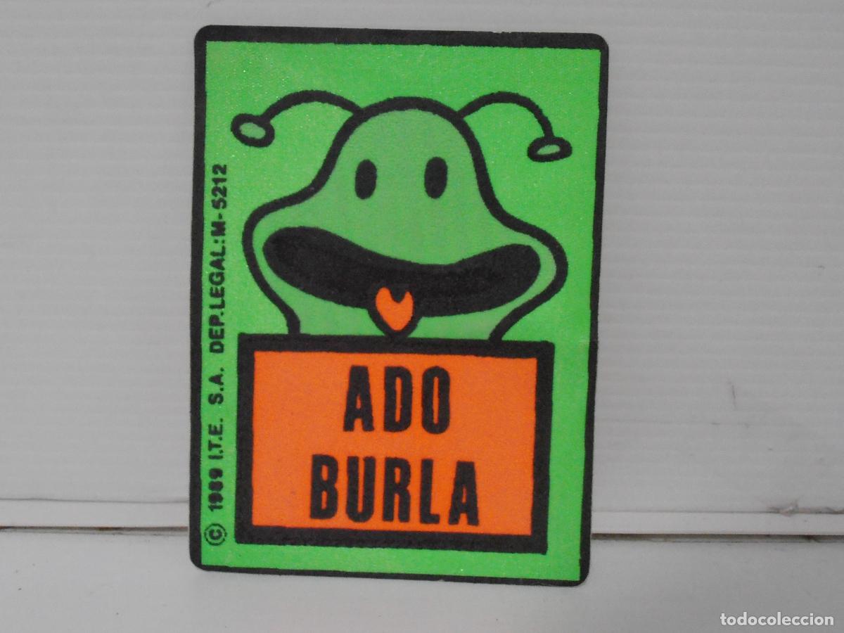 Sammlung von Aufklebern: PEGATINA, ADO BURLA, ITE 1989, MEDIDAS 10x8 CM