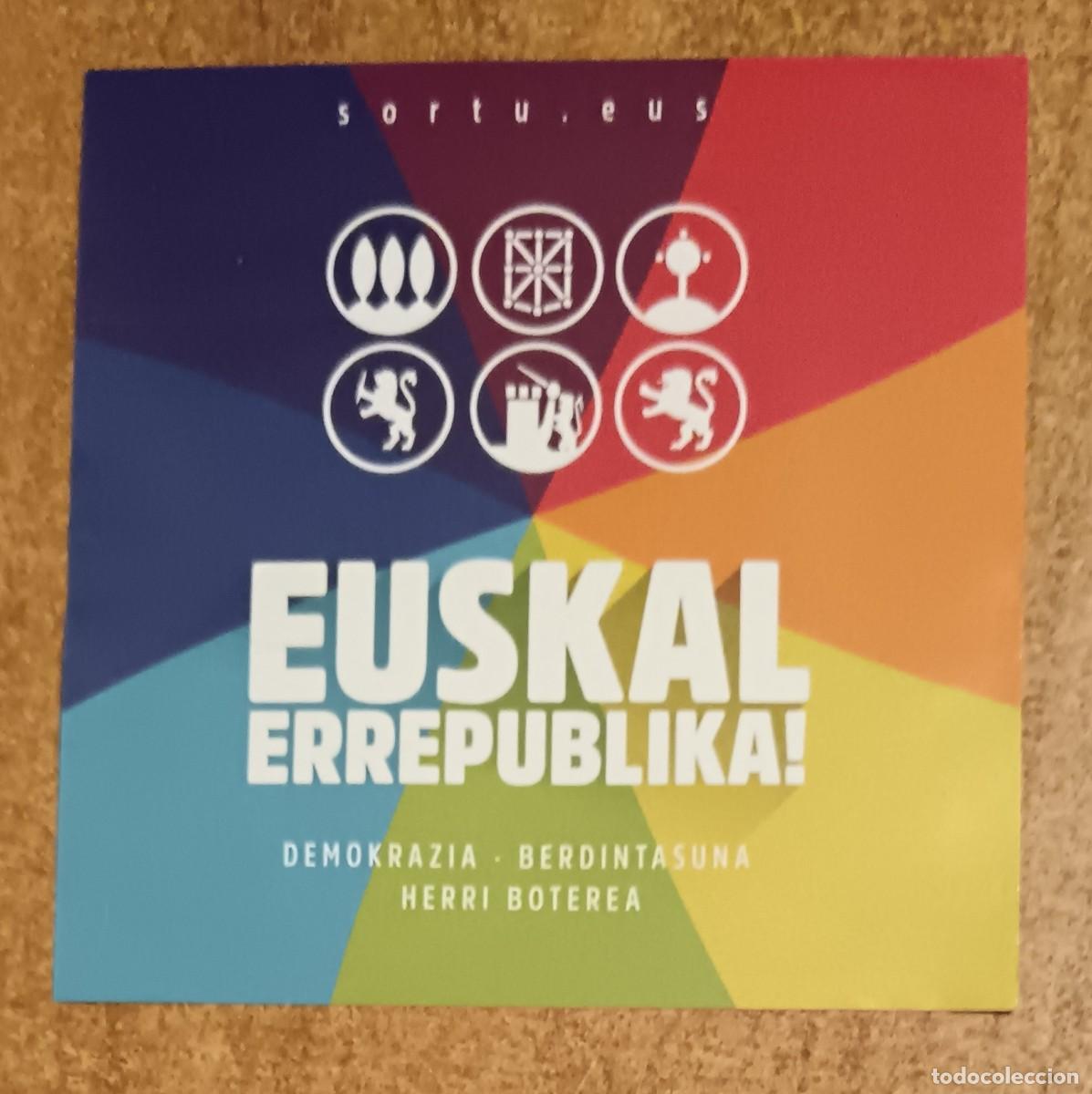 Pegatinas de colecci&oacute;n: Sortu-Euskal Errepublika. - Foto 1