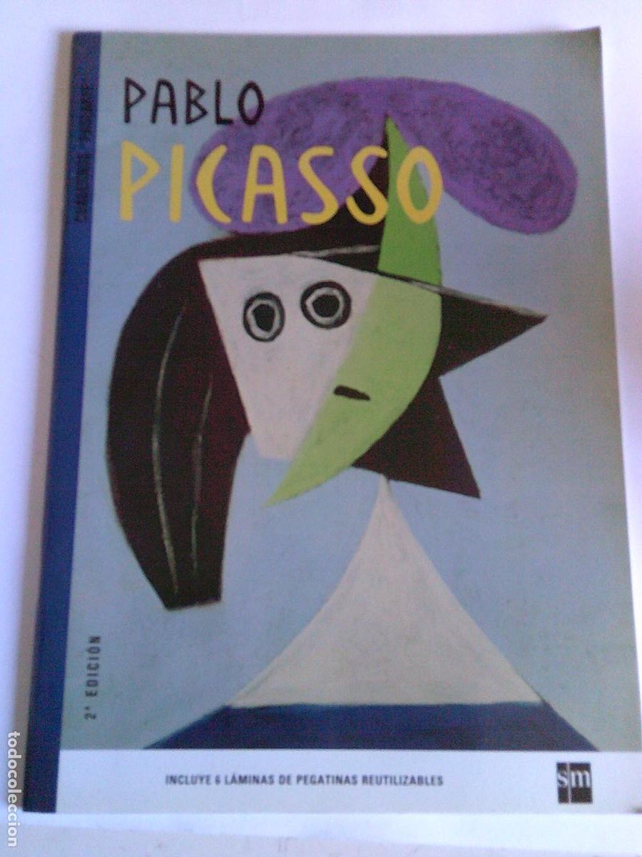 Pegatinas de colecci&oacute;n: Pablo Picasso Cuadernos pasearte 6 l&aacute;minas de pegatinas reutilizables