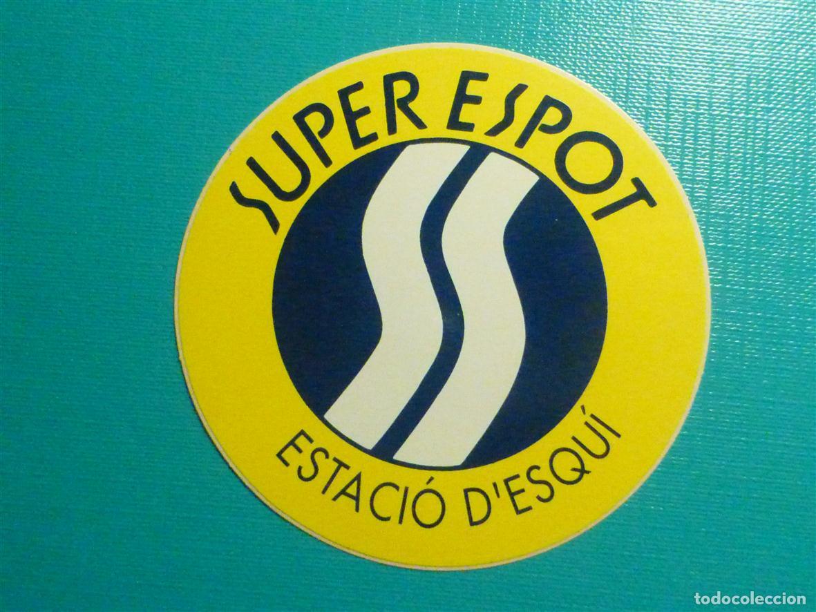 Pegatinas de colecci&oacute;n: Pegatina Adhesivo Deportes, Estaci&oacute;n Monta&ntilde;a Super Espot - Estaci&oacute; D&acute;Esqui - Ski , Sky L&eacute;rida 7,5 cm