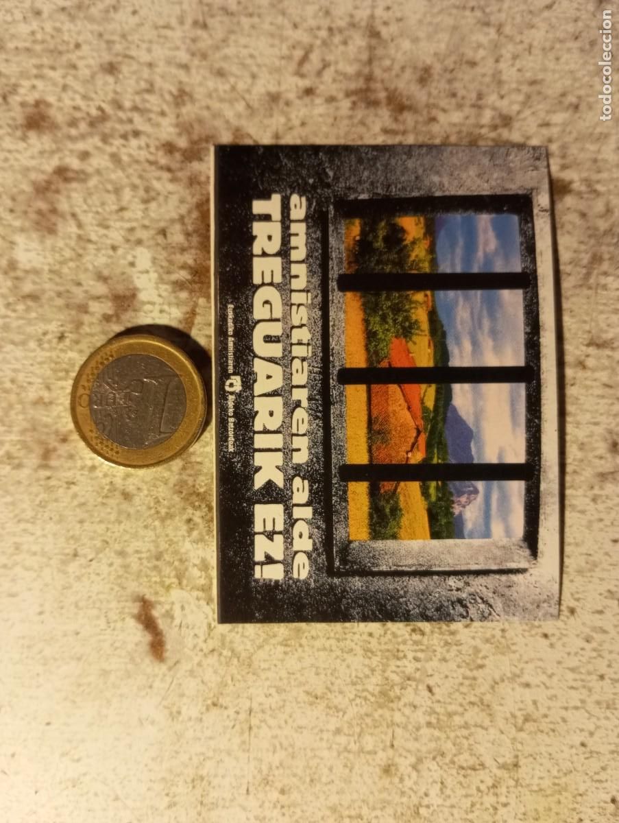 Pegatinas de colecci&oacute;n: Pegatinas. Presos vascos, Amnist&iacute;a, Izquierda abertzale, Euskadi.