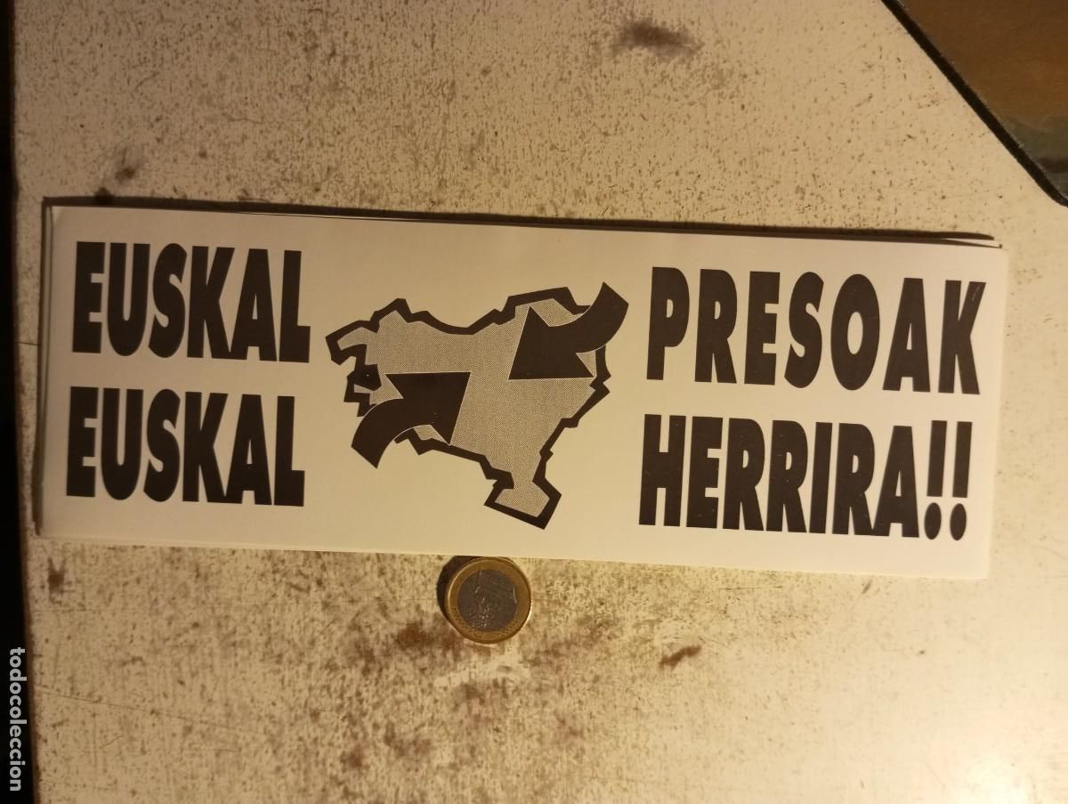 Pegatinas de colecci&oacute;n: Pegatinas. Presos vascos, Amnist&iacute;a, Izquierda abertzale, Euskadi.