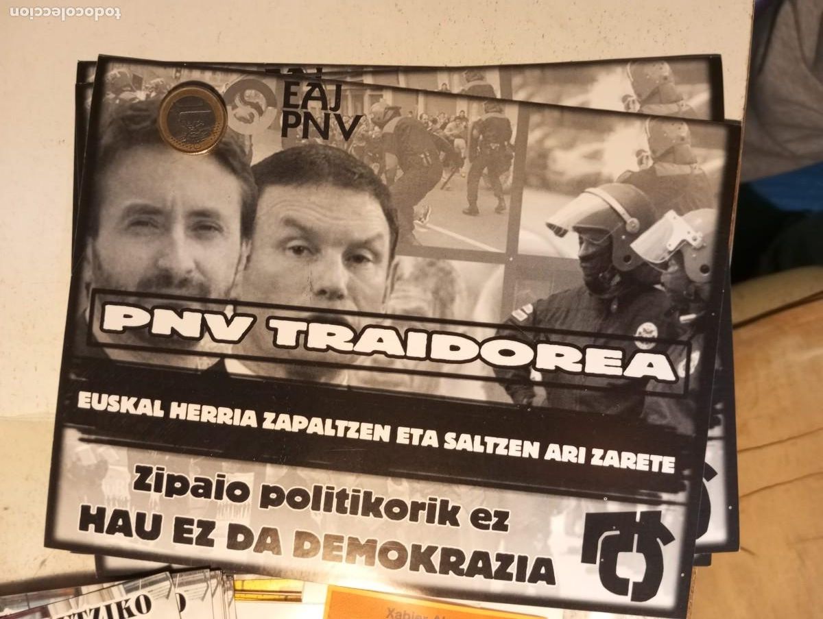 Pegatinas de colecci&oacute;n: Pegatinas. Presos vascos, Amnist&iacute;a, Izquierda abertzale, Euskadi.