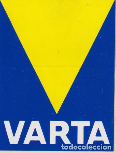 Pegatinas de colecci&oacute;n: ANTIGUA PEGATINA BATERIA VARTA - (8,5X6,5)