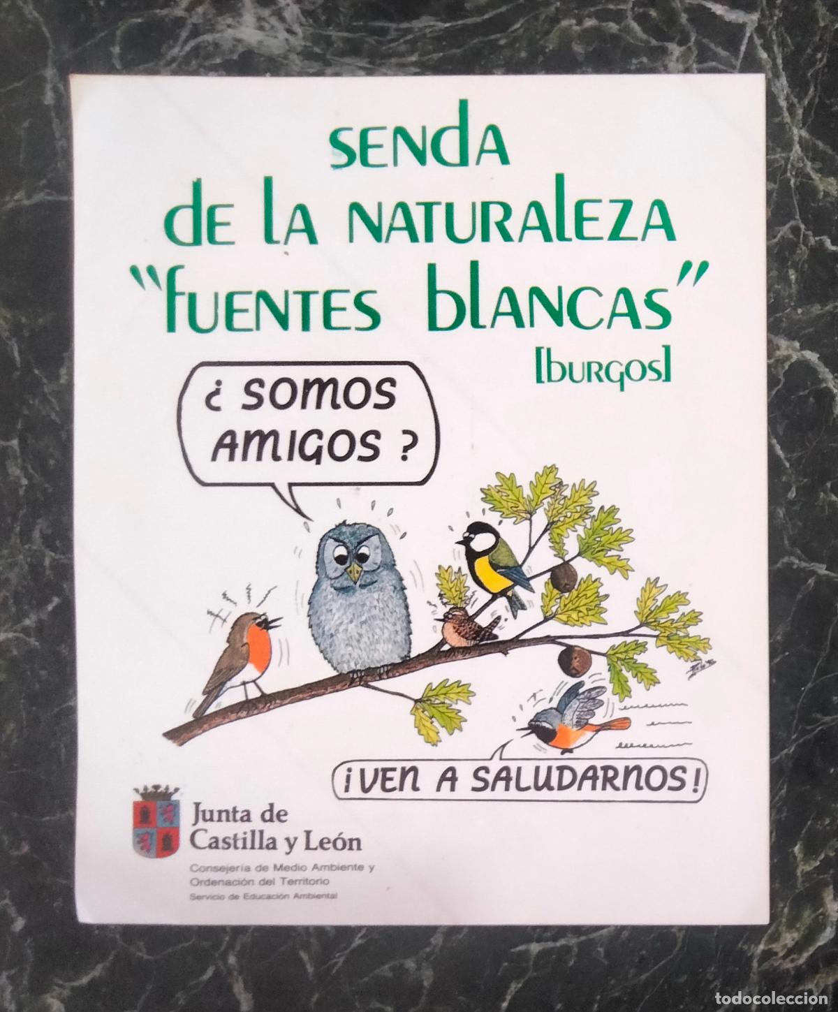 Pegatinas de colecci&oacute;n: Pegatina Senda de la naturaleza Fuentes blancas
