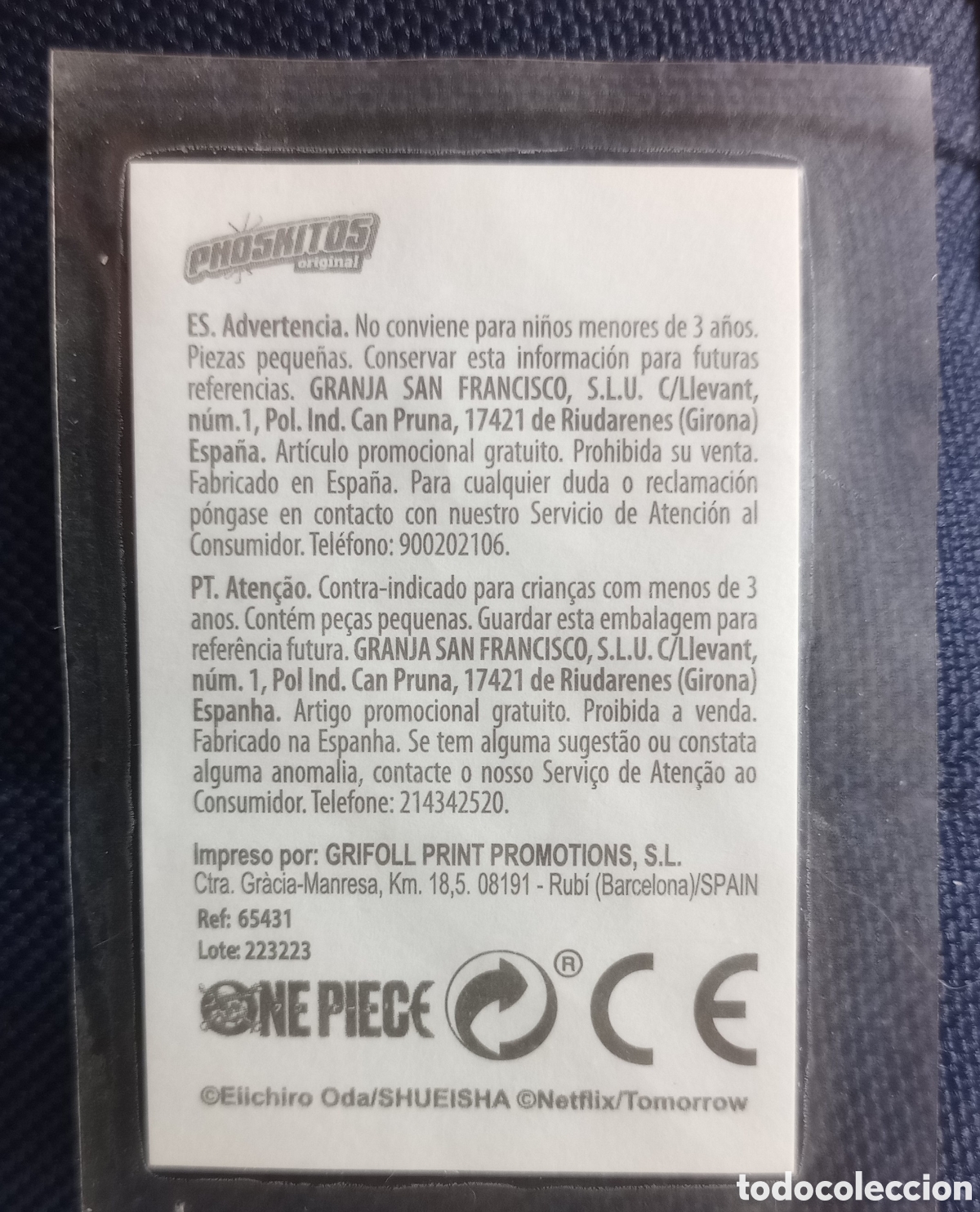 Pegatinas de colecci&oacute;n: Cromo pegatina de Phoskitos - Foto 2