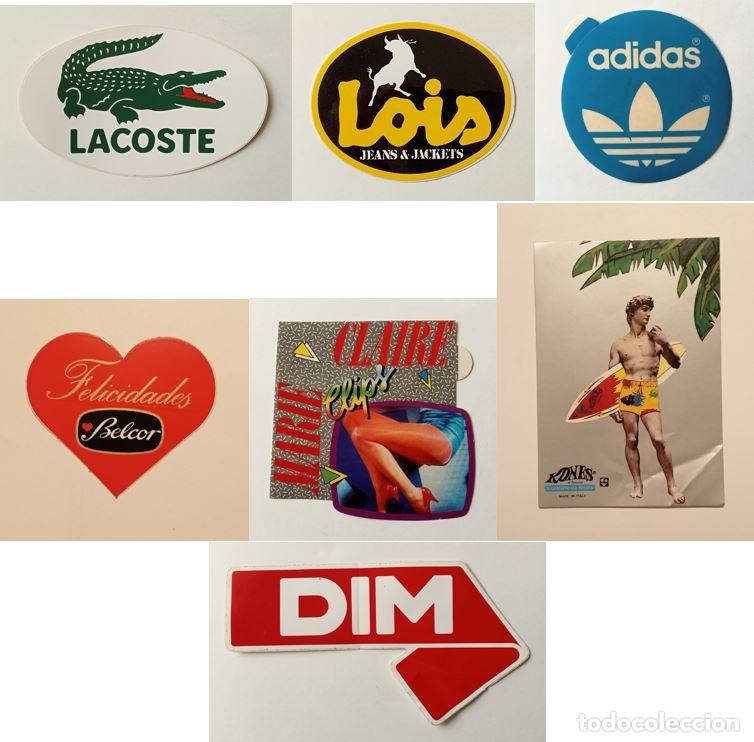 Pegatinas de colecci&oacute;n: 25 PEGATINAS de MARCAS de ROPA - Foto 1