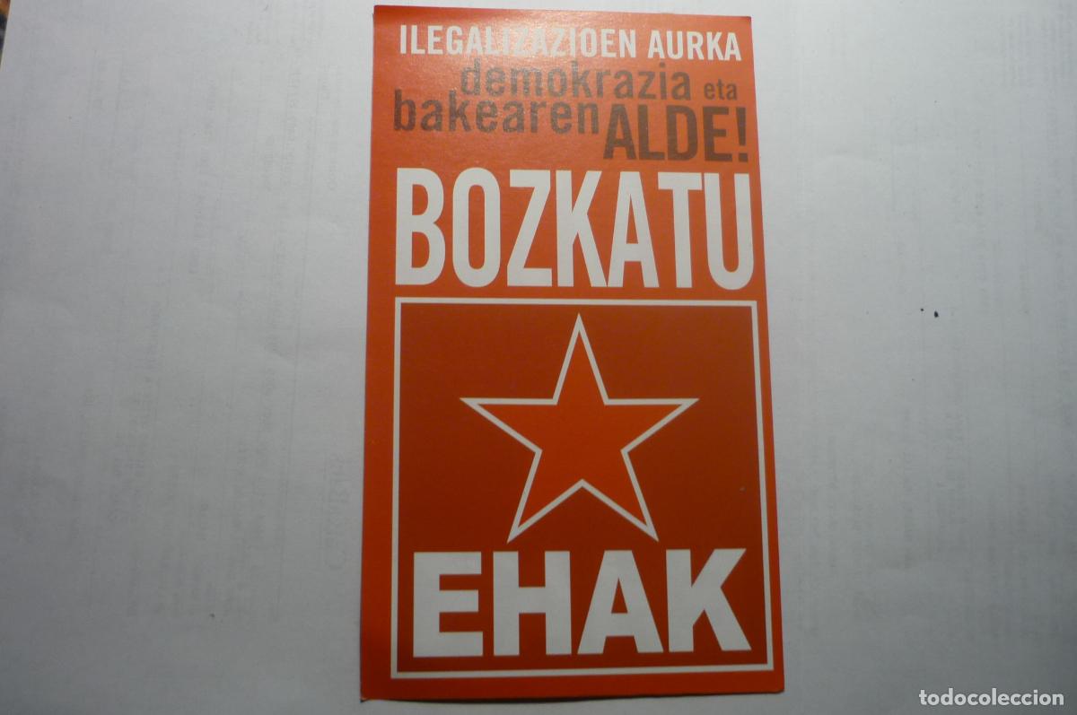 Pegatinas de colecci&oacute;n: pegatina vasca grande bozkatu