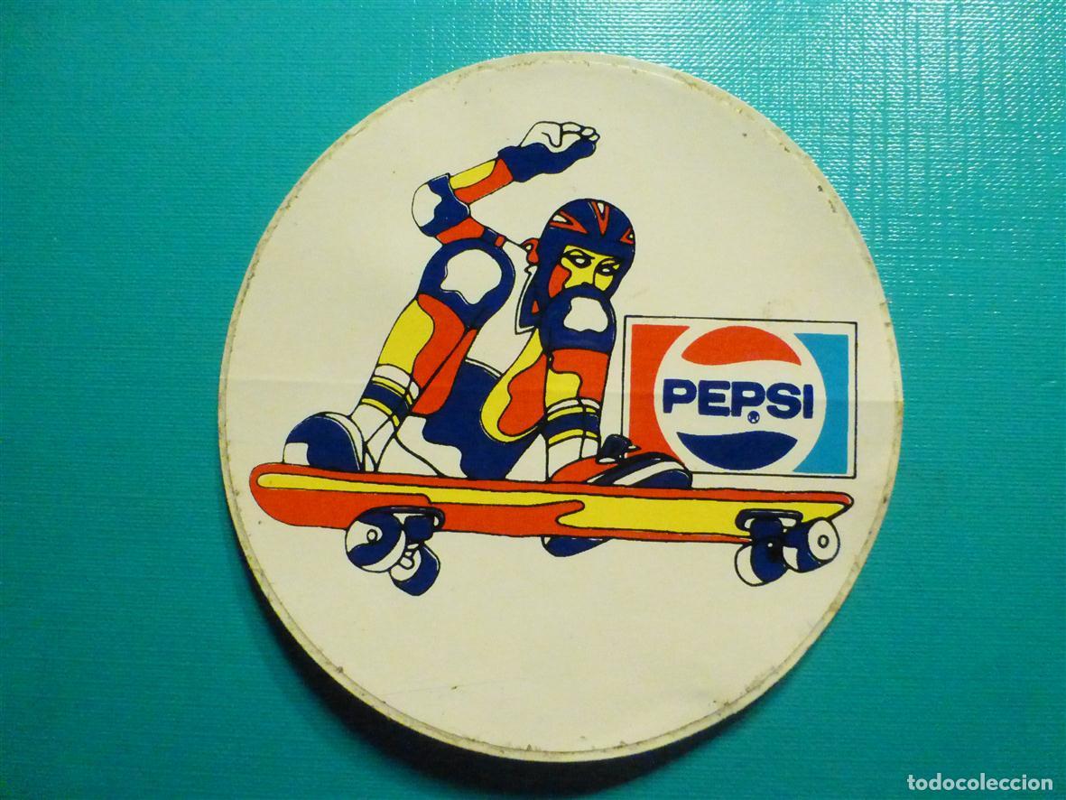 Pegatinas de colecci&oacute;n: Pegatina - Adhesivo - Pepsi - Tiendas de Alimentaci&oacute;n - Skate - Monopatin - 9,5 cm.