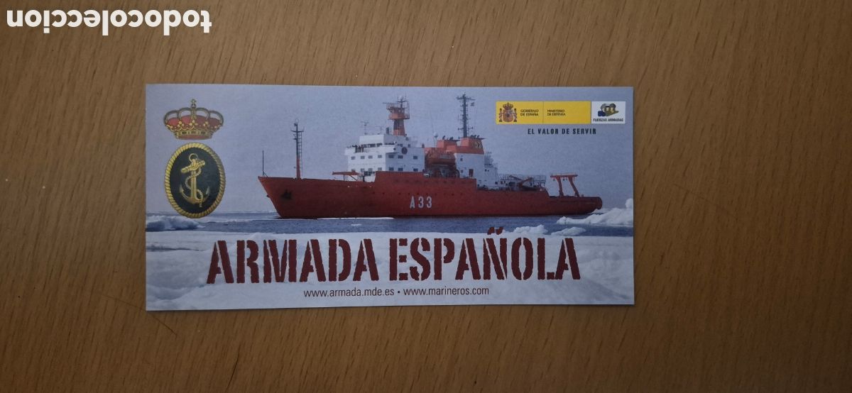 Pegatinas de colecci&oacute;n: PEGATINA ARMADA ESPA&Ntilde;OLA