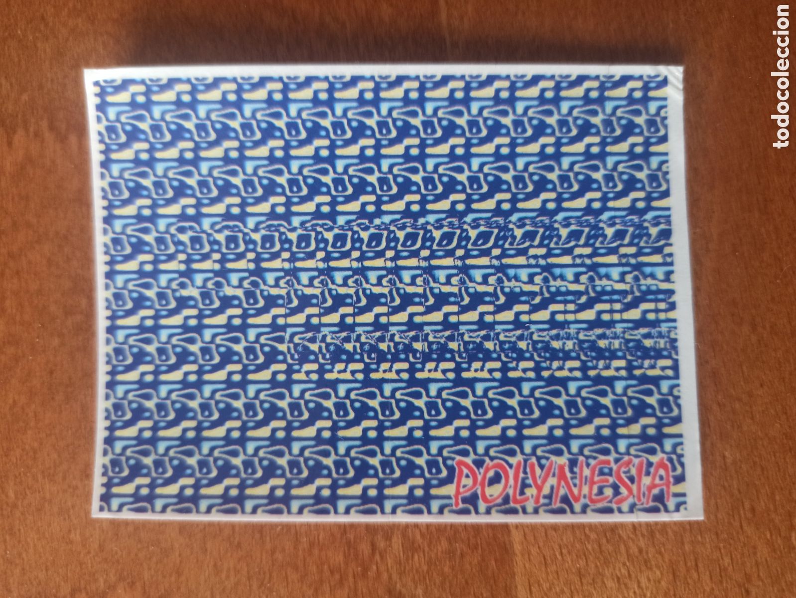 Pegatinas de colecci&oacute;n: Cromo n&ordm; 26 Veras Port aventura en 3D Pegatina Pasteler&iacute;a Bimbo Polynesia