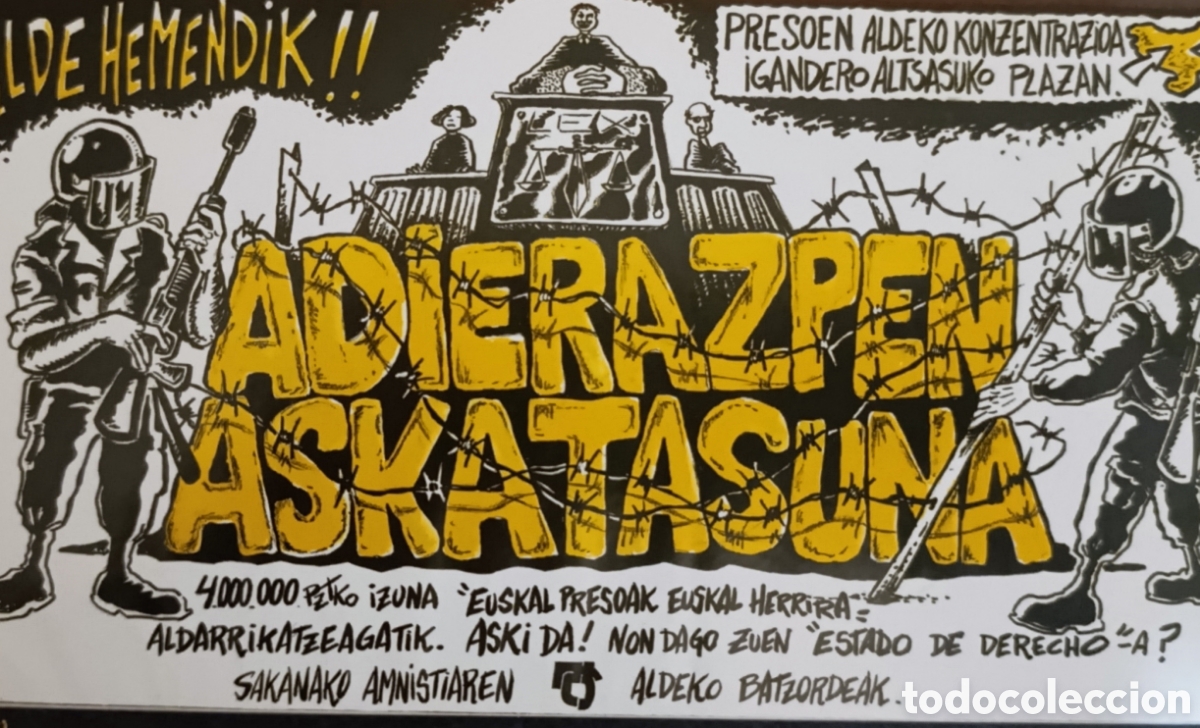 Pegatinas de colecci&oacute;n: Pegatina Pol&iacute;tica Vasca