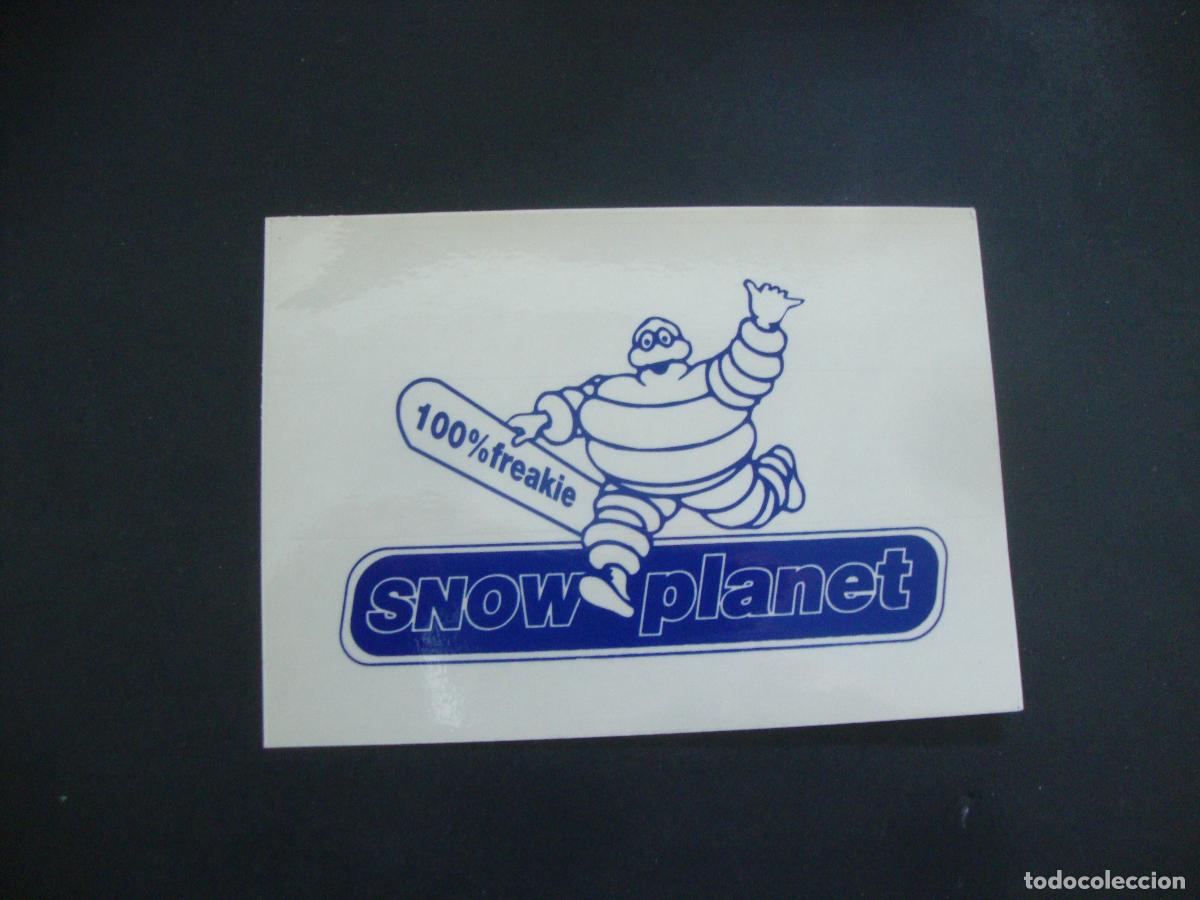 Pegatinas de colecci&oacute;n: RARA PEGATINA MICHELIN SNOW PLANET 100 % FREAKIE