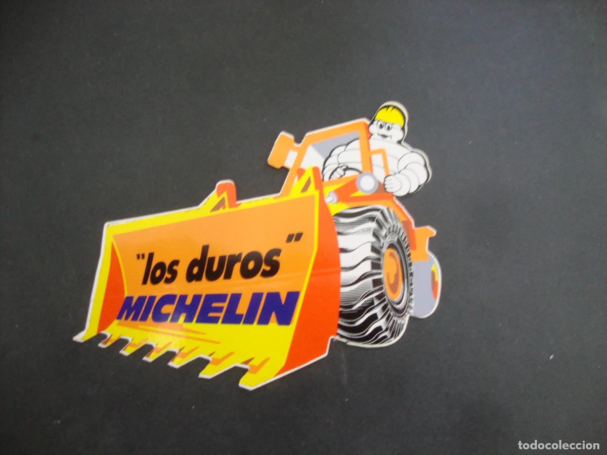 Pegatinas de colecci&oacute;n: RARA PEGATINA MICHELIN LOS DUROS